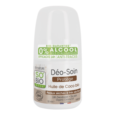 SO'BiO étic 24h Deo Roll-On Coconut Dry & Sensitive Skin 50ml