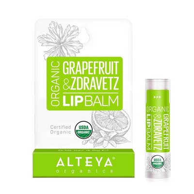 Alteya Organics Organic Grapefruit & Zdravetz Lip Balm 4.5g