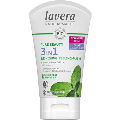 Lavera Pure Beauty 3in1 Wash, Scrub  Mask 125ml
