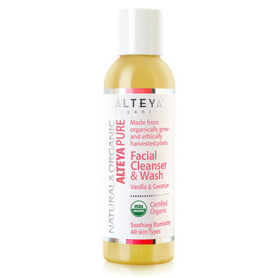 Alteya Organics Facial Cleanser & Wash Vanilla & Geranium 150ml