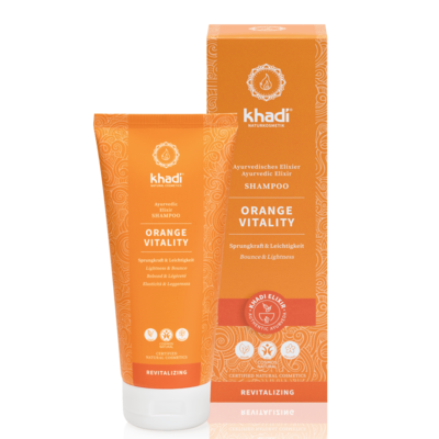 Khadi Orange Vitality Ayurvedic Elixir Shampoo 200ml