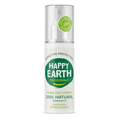 Happy Earth Pure Deo Spray Unscented 100ml