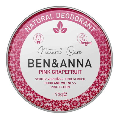 BEN&ANNA Natural Deodorant Pink Grapefruit 45g