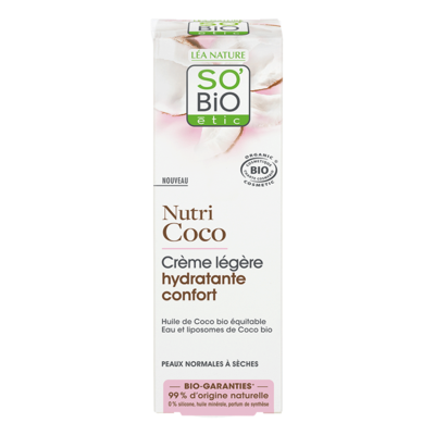 SO'BiO étic Nutri Coco Moisturizing Comfort Light Cream 50ml