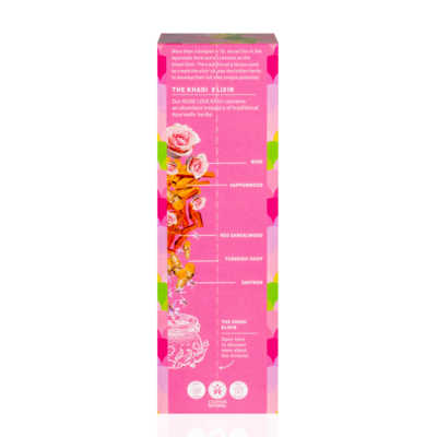 Khadi Ayurvedic Elixir Body Oil Rose Love 100ml