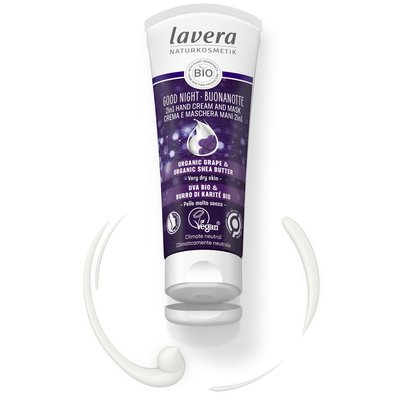 Lavera Good Night 2in1 Hand Cream and Mask 75ml