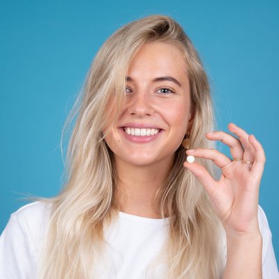 Happy Tabs Toothpaste Tablets Fresh Mint Fluoride Free 80st.