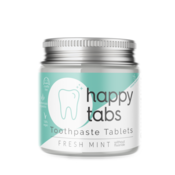 Happy Tabs Toothpaste Tablets Fresh Mint Fluoride Free 80st.