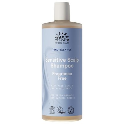 Urtekram Find Balance Sensitive Scalp Shampoo Fragrance Free 250ml of 500ml