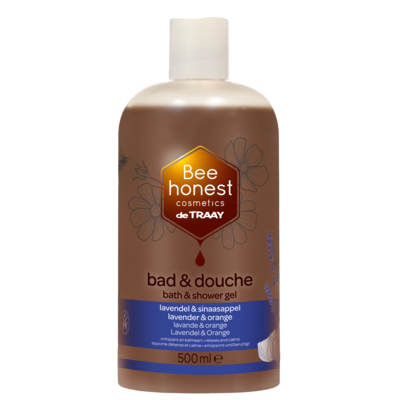 Bee Honest Bad & Douche Lavendel & Sinaasappel 250ml of 500ml