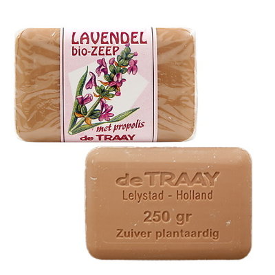 De Traay Biologische Zeep Lavendel met Propolis 100g of 250g