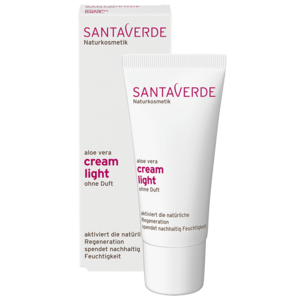 Santaverde Aloe Vera Cream Light zonder parfum 30ml