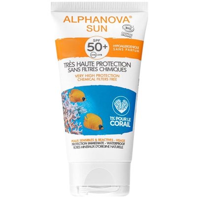 Alphanova SUN Bio Hypoallergeen Getinte Crème SPF50+ 50g