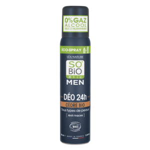 SO'BiO étic MEN 24h Deo Eco-Spray Cedar 100ml