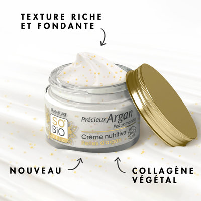 SO'BiO étic Précieux Argan Argan Pearls Nourishing Cream 50ml