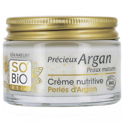 SO'BiO étic Précieux Argan Argan Pearls Nourishing Cream 50ml