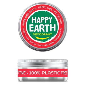 Happy Earth Pure Deo Balm Floral Patchouli 45g