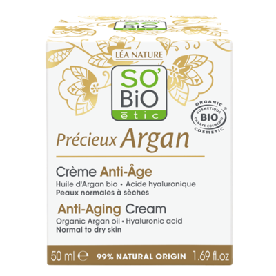 SO'BiO étic Précieux Argan Anti-Aging Cream 50ml