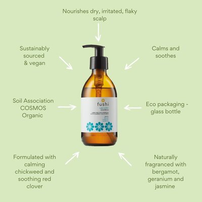 Fushi Wellbeing Scalp Soother Herbal Shampoo, 230ml