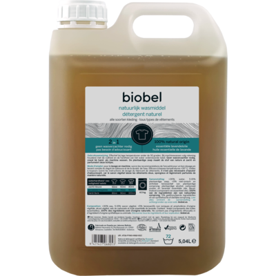 Biobel Vloeibaar wasmiddel 5 L