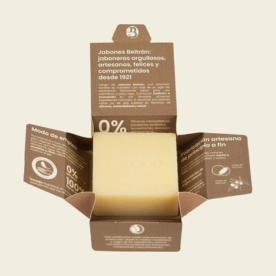 Essabó Organic Soap Bar Perfume-free - 120gr of Sample 10gr