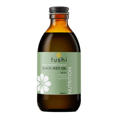 Fushi Wellbeing Organic  Black Seed Oil, 250ml of 100ml