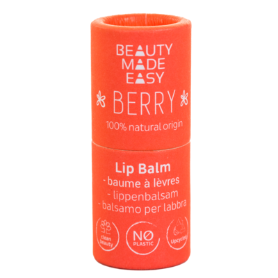 Beauty Made Easy Papertube lipbalm Berry 6gr