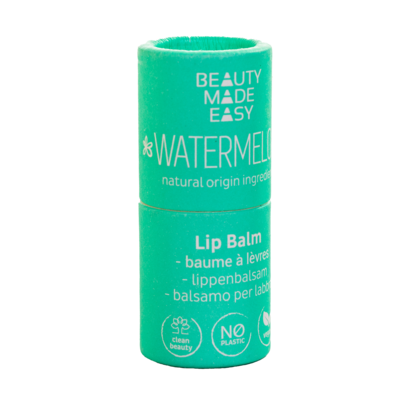 Beauty Made Easy Lip Balm Watermelon -Vegan-Plastic Free 5,5gr