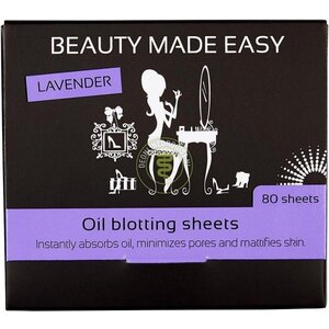 Beauty Made Easy Oil Blotting sheet Lavender