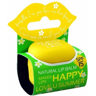 Beauty Made Easy lip Balm LOVE U SUMMER 6,8 gr - (yellow)