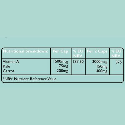 Fushi Wellbeing Vitamine A, 60 veganistische capsules