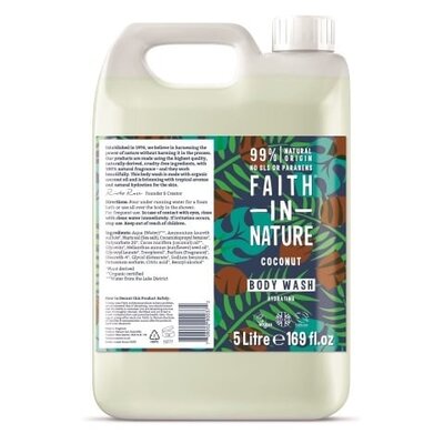 Faith in Nature Body Wash Coconut – Refill - 5 liter