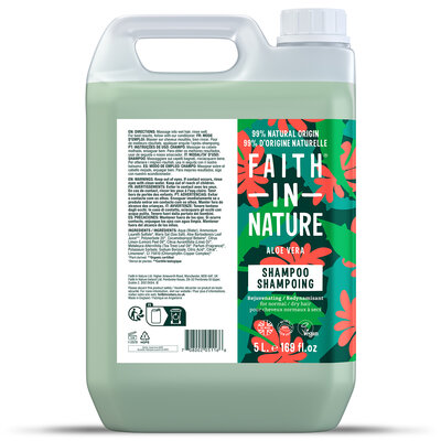 Faith in Nature Shampoo Aloe Vera – Refill - 5 Liter