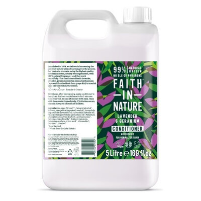 Faith in Nature Conditioner Lavender & Geranium – Refill - 5 liter