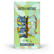 Faith in Nature Lichaamsverzorging Geschenk set Grapefruit & Orange - 2x 400ml