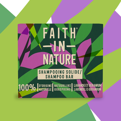 Faith in Nature Shampoo Bar Lavender & Geranium - 85gr