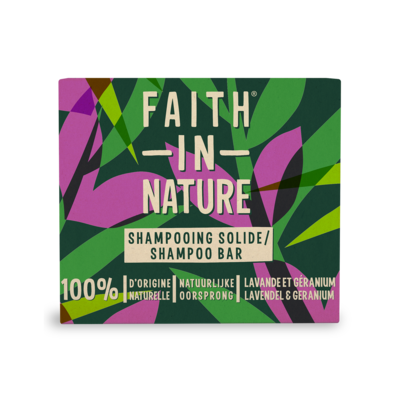 Faith in Nature Shampoo Bar Lavender & Geranium - 85gr