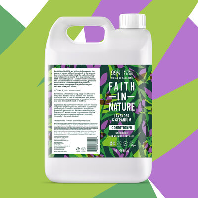 Faith in Nature Conditioner Lavender & Geranium – Refill - 5 liter