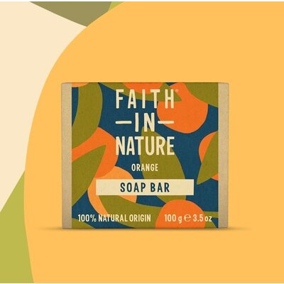 Faith in Nature Natuurlijke Zeep Orange - 100gr