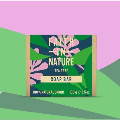 Faith in Nature Natuurlijke Zeep Tea Tree - 100gr