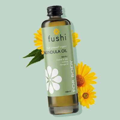 Fushi Wellbeing Calendula Oil (Marigold), Organic - 100ml of 10ml