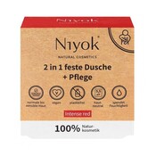 Niyok 2in1 Vaste Douchegel  + Verzorging Intense Red 80g.