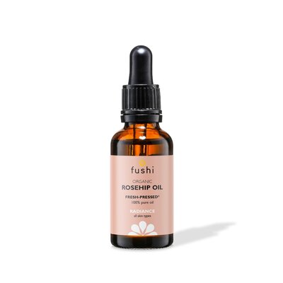 Fushi Wellbeing Organic Rosehip Seed oil  - 100ml, 50ml, 30ml of 10ml