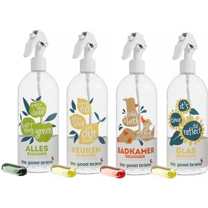 The Good Brand Schoonmaakpakket - 4 Flessen met pods