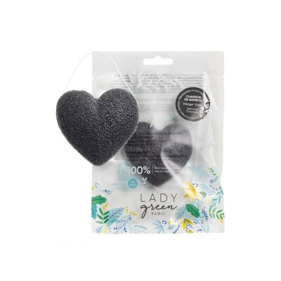 Lady Green Éponge Merveilleuse - Konjac Sponge Bamboo Charcoal