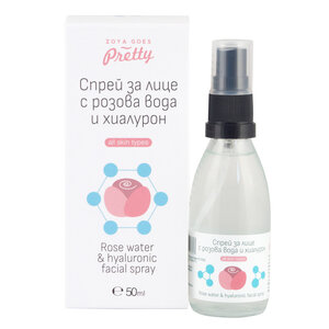 Zoya Goes pretty Rose Water & Hyaluronic Facial Spray