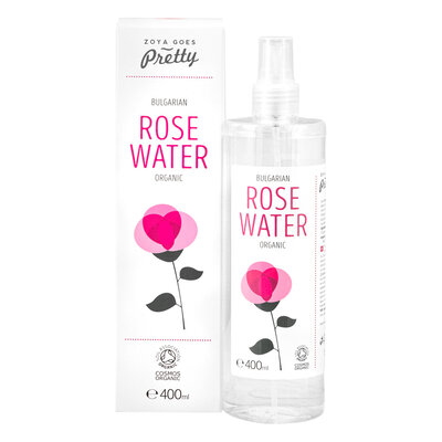 Zoya Goes pretty Organic Bulgarian Rose Water - 50ml of 100 ml of 200ml of 400ml