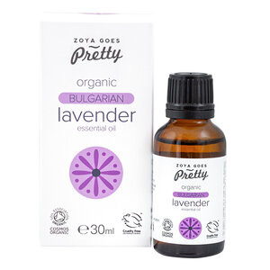 Zoya Goes pretty Organic Bulgarian Lavender essential oil - 10 ml of 30ml