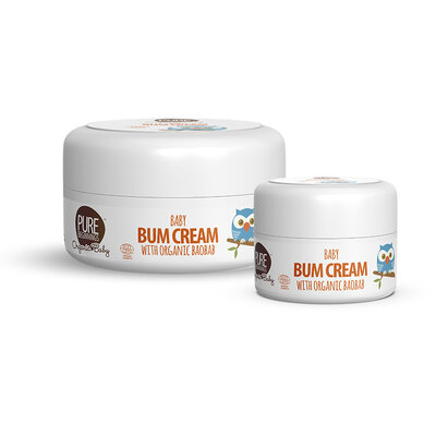 Pure Beginnings Baby Bum Cream with organic baobab 125ml of 50ml