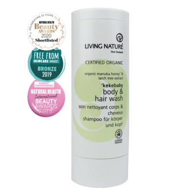 Living Nature biologische Kekebaby Body and Hair Wash - 100ml